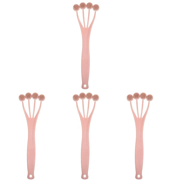 Exfoliating Bath Brush Back Scrubber Shower with Long Handle Body