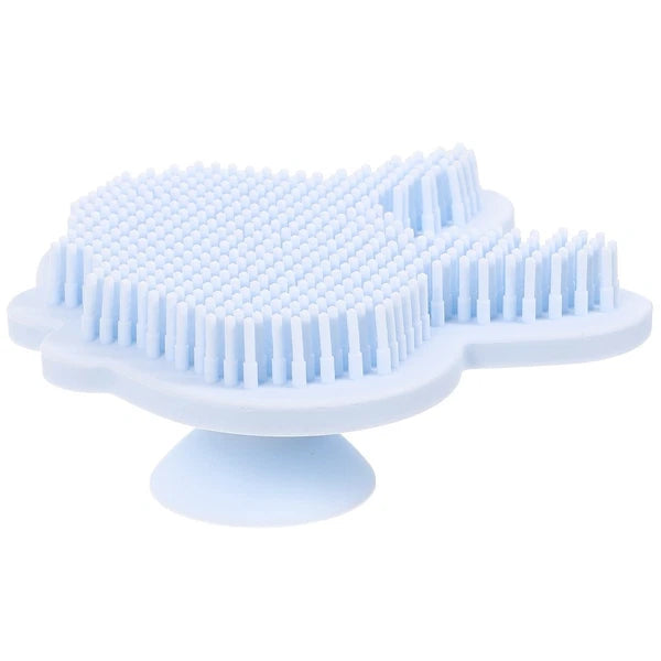 Silicone Bath Brush Child Baby Shower Exfoliating Scrubber Brushes