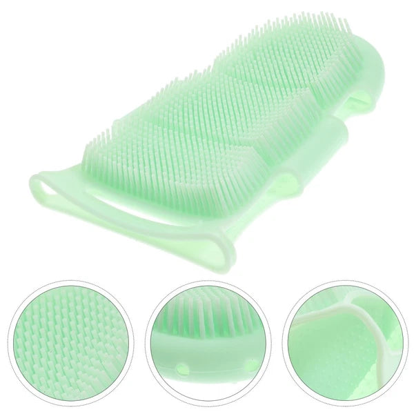 Elderly Miss Soft Silicone Body Cleansing Brush Bath Scrubber for