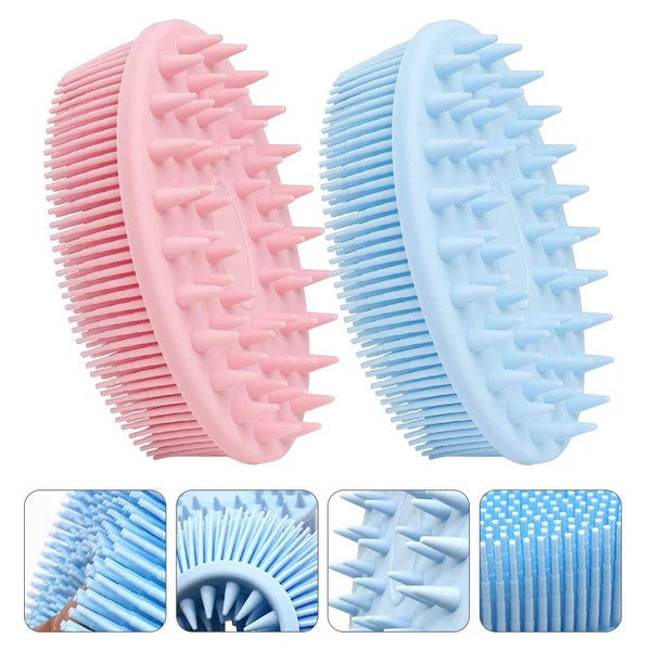 2 Pcs Bath Brush Baby Shower Body Scrubber Multifunctional Cleaner