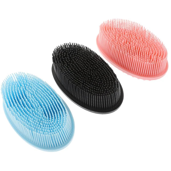 3 Pcs Shampoo Bath Brush Child Body Scrub Shower Scrubber for Men