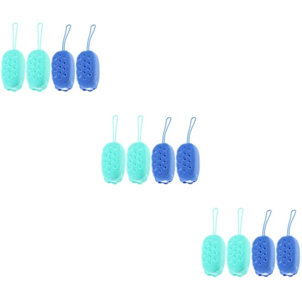 4 Pcs Scrub Brush Child Baby Shower Scrubber for Body Exfoliating Scrubbing