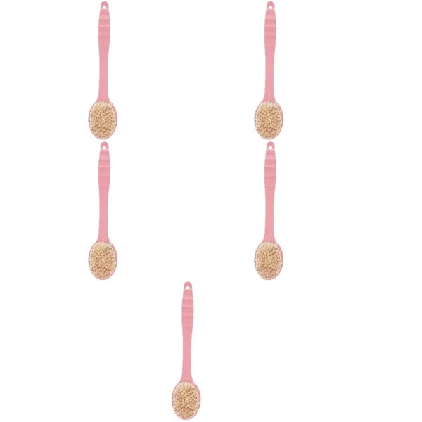 Soft Bristle Bath Brush Long Handle Back Scrubber 34 cm for Shower Bathing