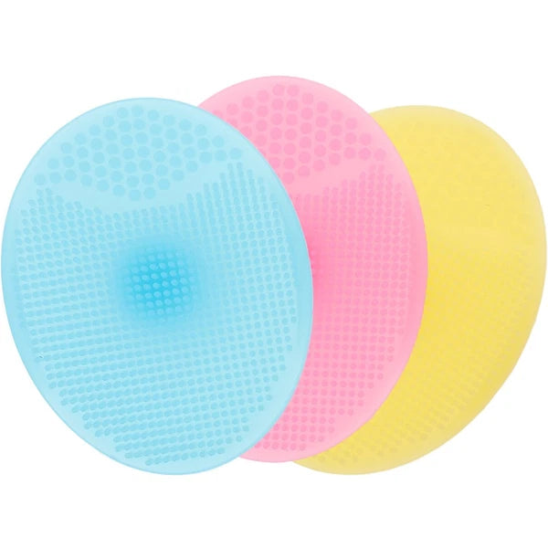 Baby Bath Brush Cleansing Gentle Cleanser Silicone Shower Scrubber for Cleaning