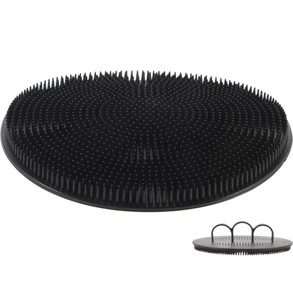 Silicone Scrub Brush Exfoliating Back Scrubber with Handles Soft Body Cleansing