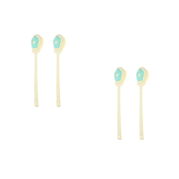 2 Pcs Flower Bath Brush Man Back for Shower Women Cream Applicator
