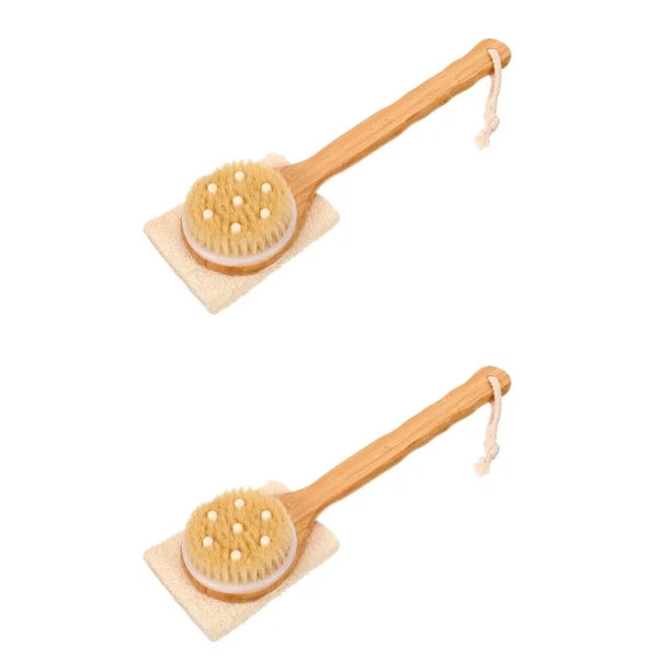 Home Use Handheld Bath Brush Comfortable Bath Scrubber Brush Skin Cleaner