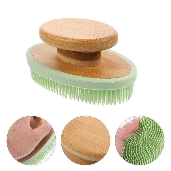 Bath Brush Silicone Body Scrubber Multi-functional Exfoliating Brushes