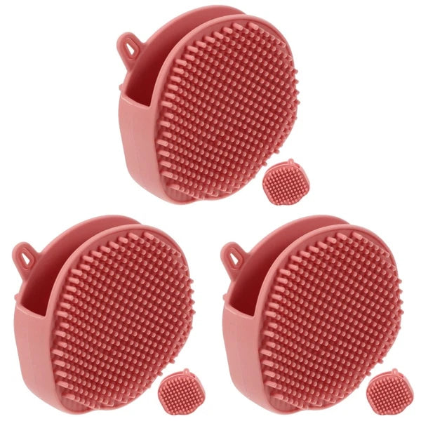 Bath Brush Baby Exfoliating Body Scrub Double-sided Silicone Cleaning