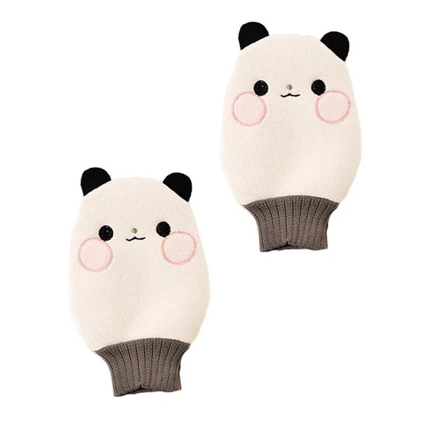 2 Pcs Back Scrub Bath Towel Body Exfoliator Mitt Child Practical Brush