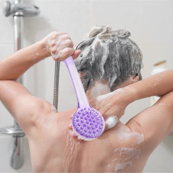 3 Pcs Bath Brush Scrubber for Body Multi-functional Exfoliating Washing Back