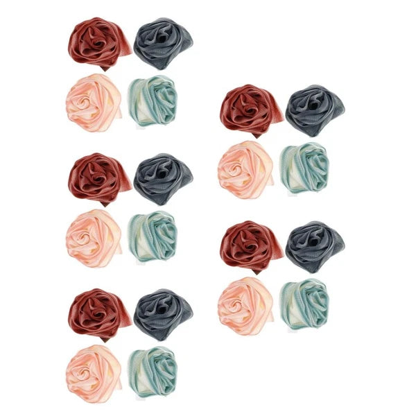 4 Pcs Bath Ball Flower Back Brush for Shower Men Body Exfoliator Scrubber