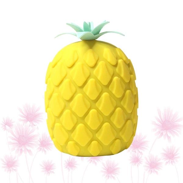 1Pc Silicone Bath Brush Cartoon Pineapple Shape Body Shower Brush Body