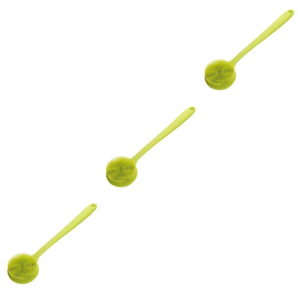 Silicone Body Brush Long Handle Shower Brush Body Scrub Bath Brush for Back