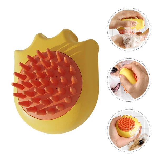 Dog Shower Brush Pet Cat Grooming Brush Dog Bath Brush Pet Bath Cleaning Tool