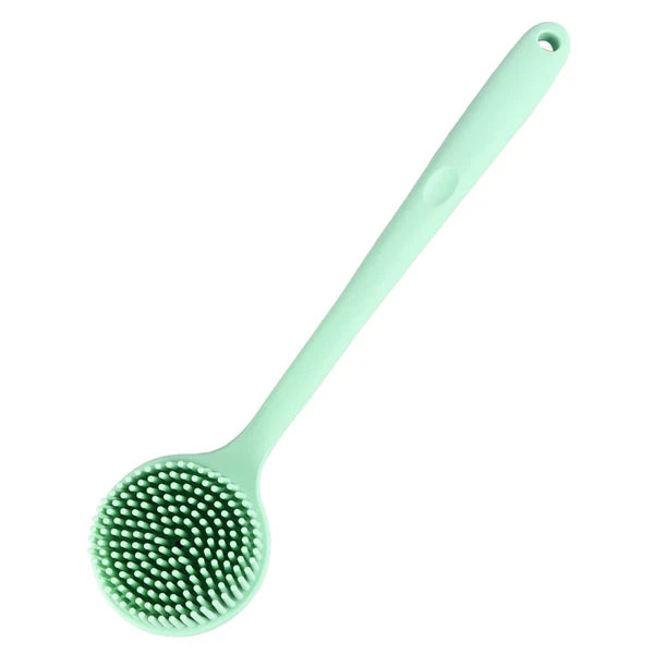 Bath Brush Man Silicone Body Scrubber Exfoliator Back for Shower