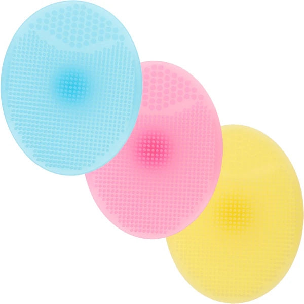 Baby Bath Brush Gentle Cleanser Cleansing Silicone Shower Scrubber Massage