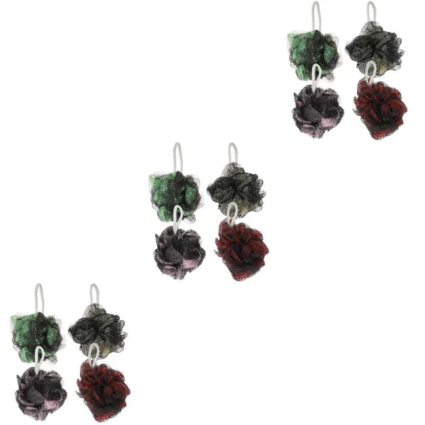 4 Pcs Back Baby Loofah Bath Multi-functional Exfoliating Brush