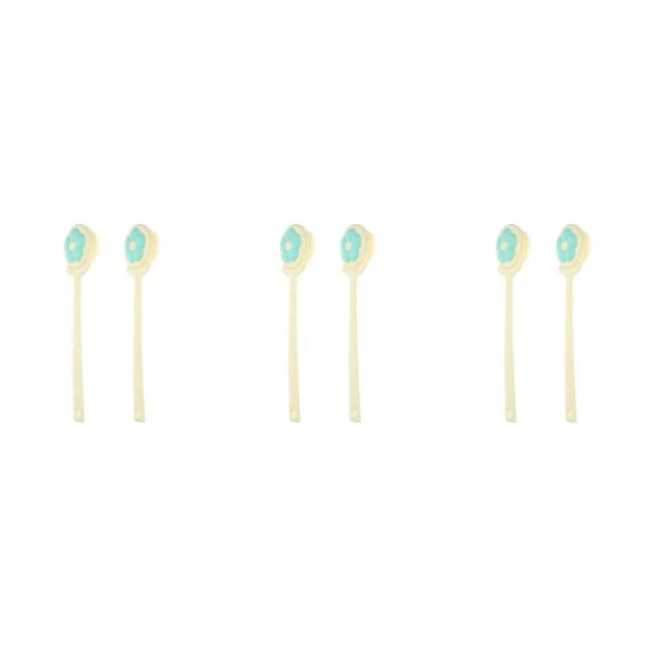 2 Pcs Flower Bath Brush Man Back for Shower Women Cream Applicator