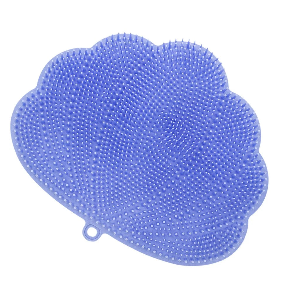 Silicone Bath Towel Man Back Brush Massage Practical Body Bathing Scrubber