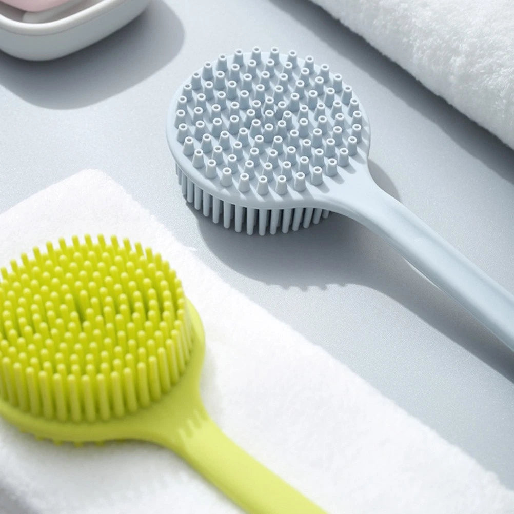 Body Scrubber Exfoliating Brush Bath Silicone Exfoliator Back for Shower
