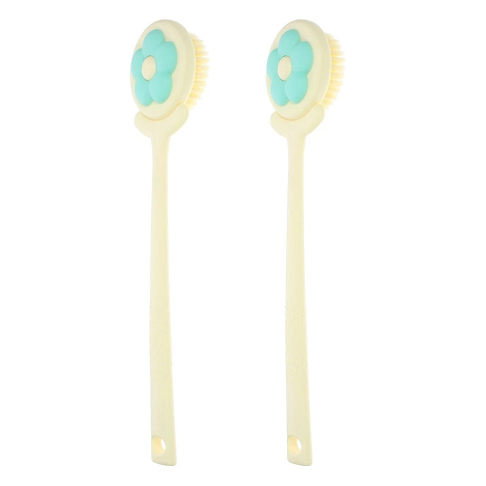 2 Pcs Flower Bath Brush Man Back for Shower Women Cream Applicator