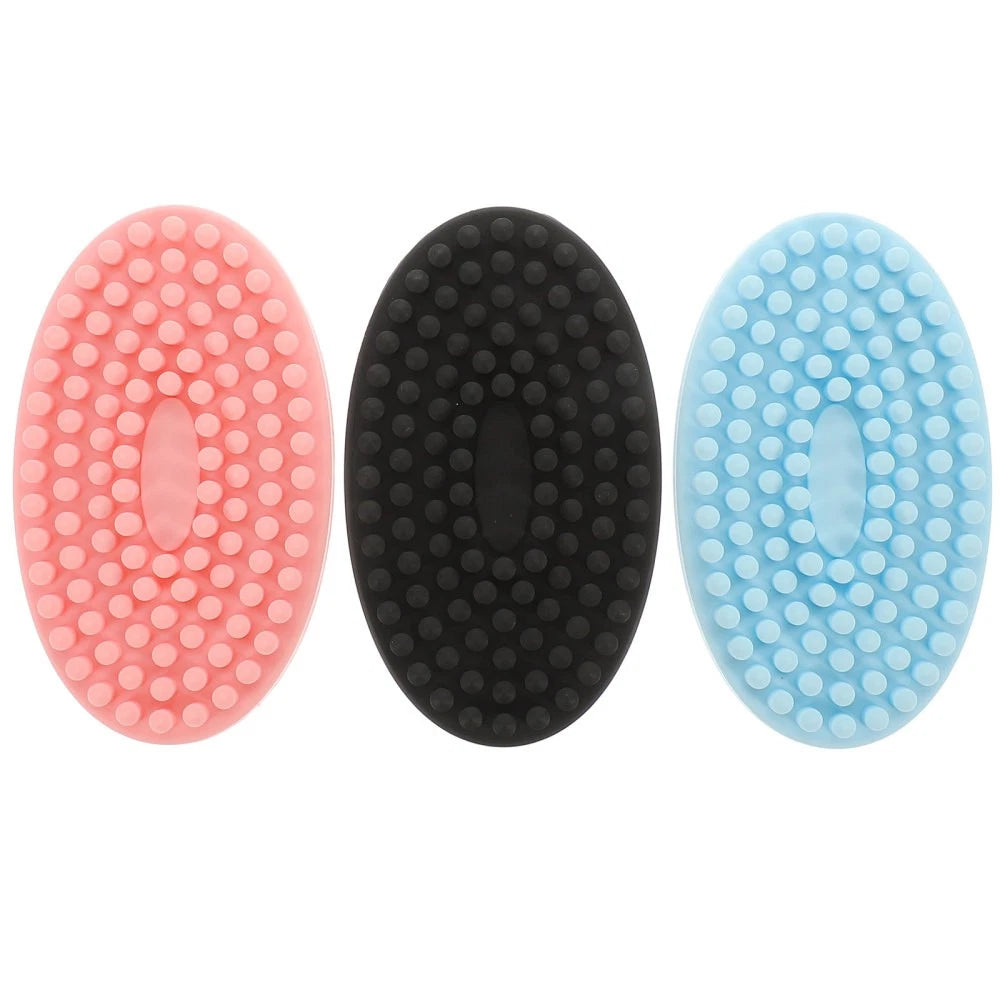 3 Pcs Shampoo Bath Brush Child Body Scrub Shower Scrubber for Men