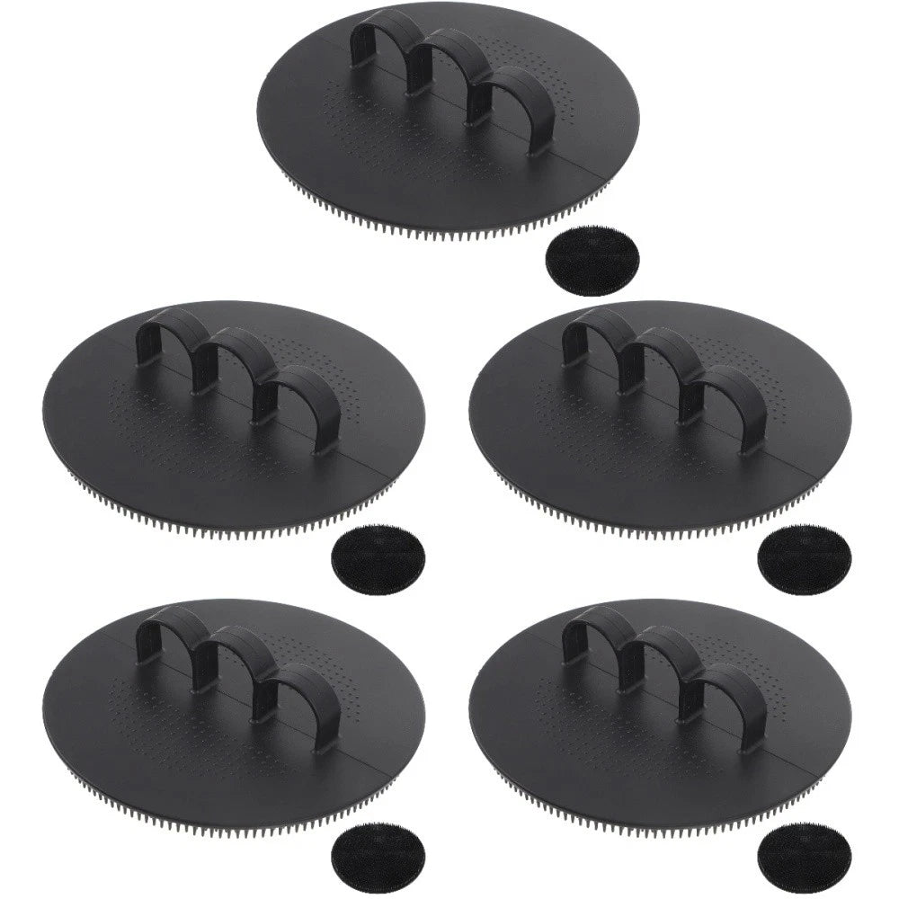 Silicone Scrub Brush Exfoliating Back Scrubber with Handles Soft Body Cleansing