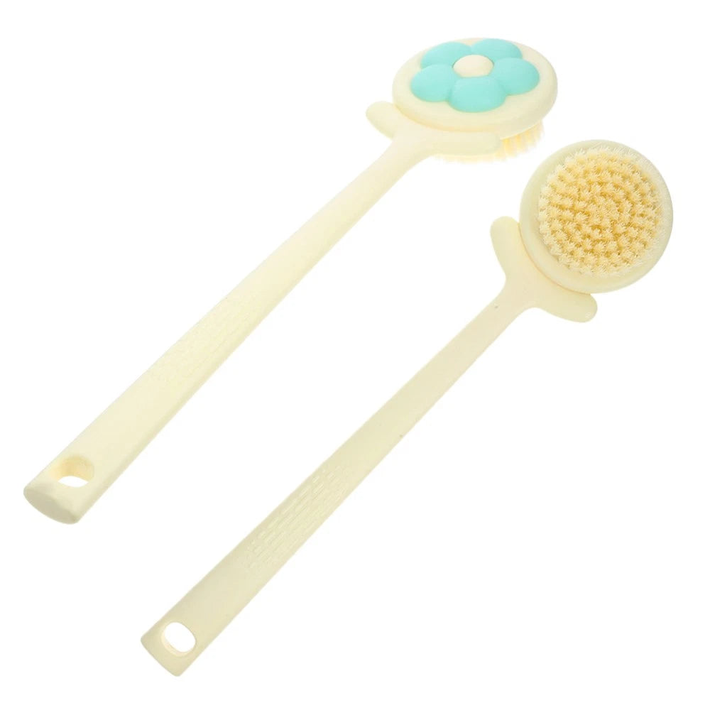 2 Pcs Flower Bath Brush Man Back for Shower Women Cream Applicator