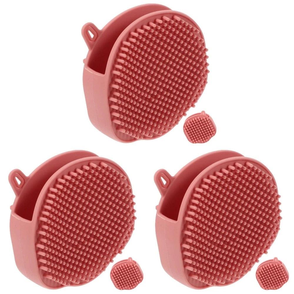 Bath Brush Baby Exfoliating Body Scrub Double-sided Silicone Cleaning
