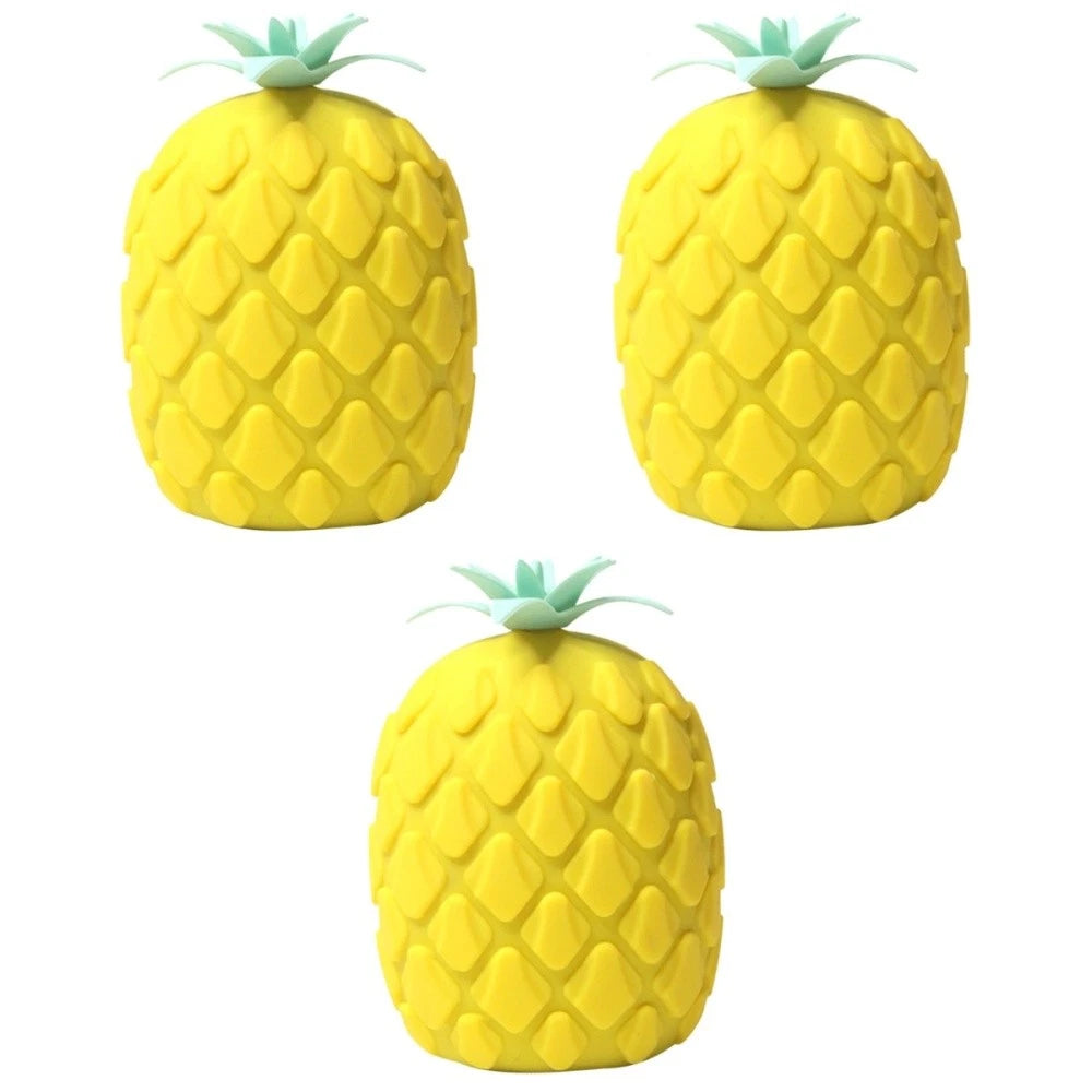 1Pc Silicone Bath Brush Cartoon Pineapple Shape Body Shower Brush Body
