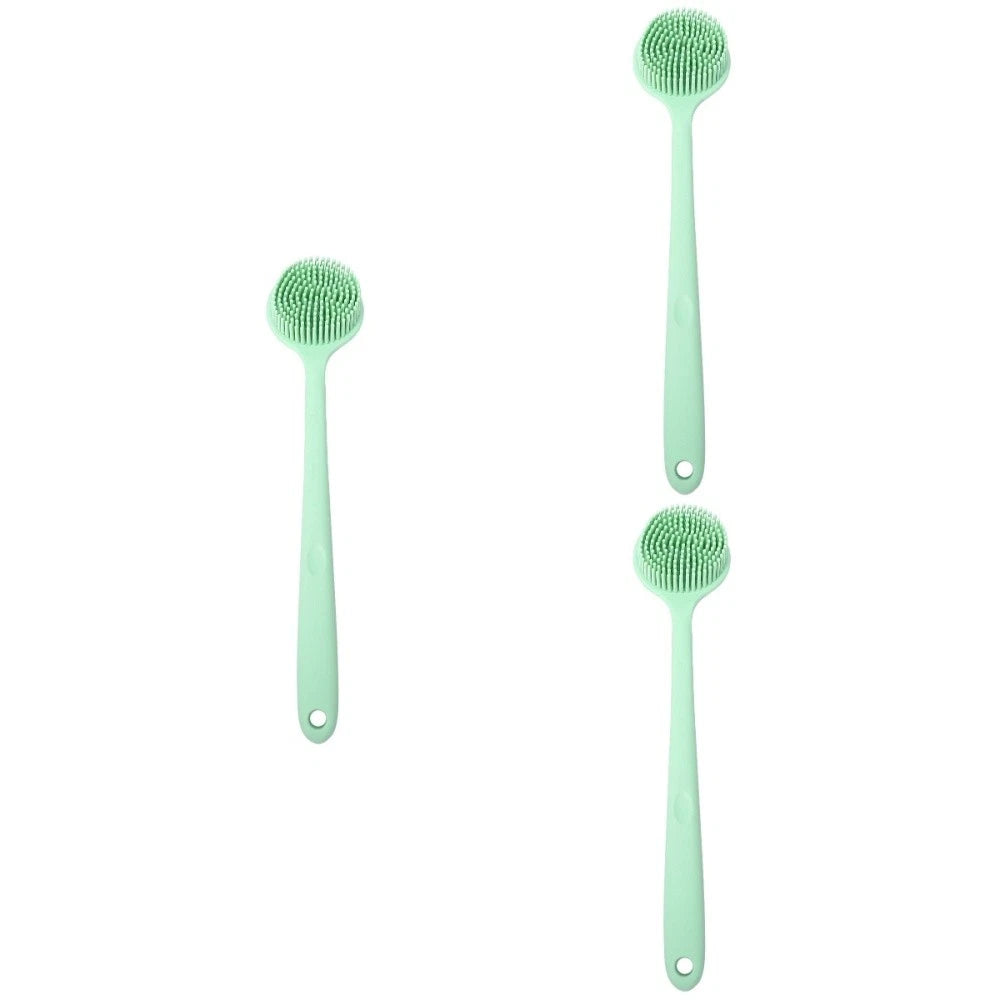 Bath Brush Man Silicone Body Scrubber Exfoliator Back for Shower