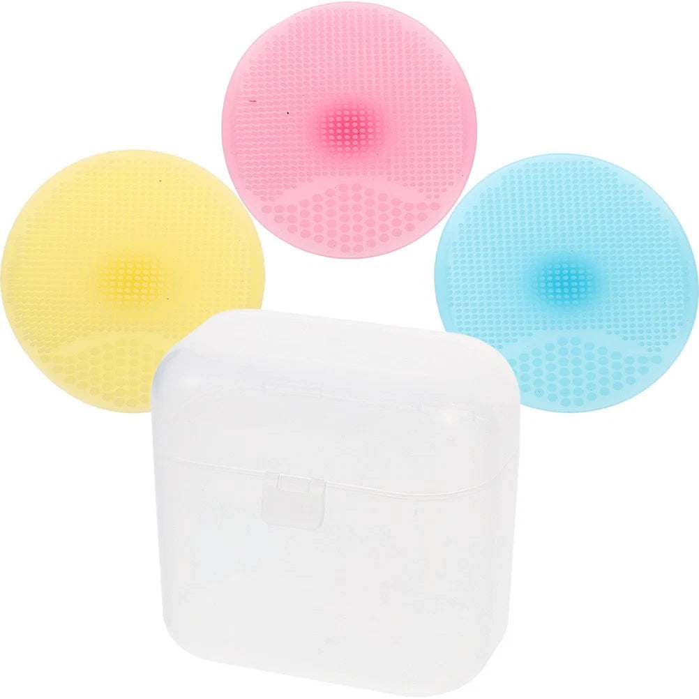 Baby Bath Brush Cleansing Gentle Cleanser Silicone Shower Scrubber for Cleaning