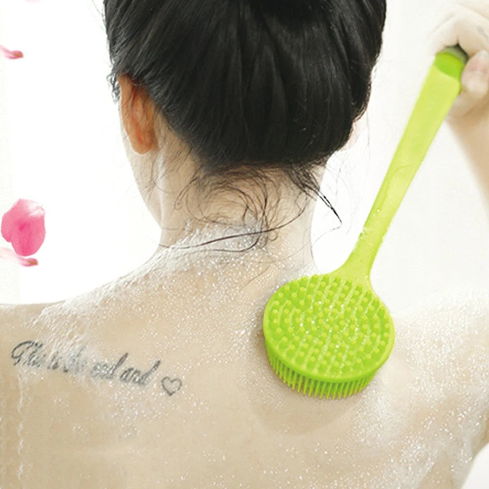 Bath Brush Man Body Scrubber Exfoliator Silicone Shower Back for