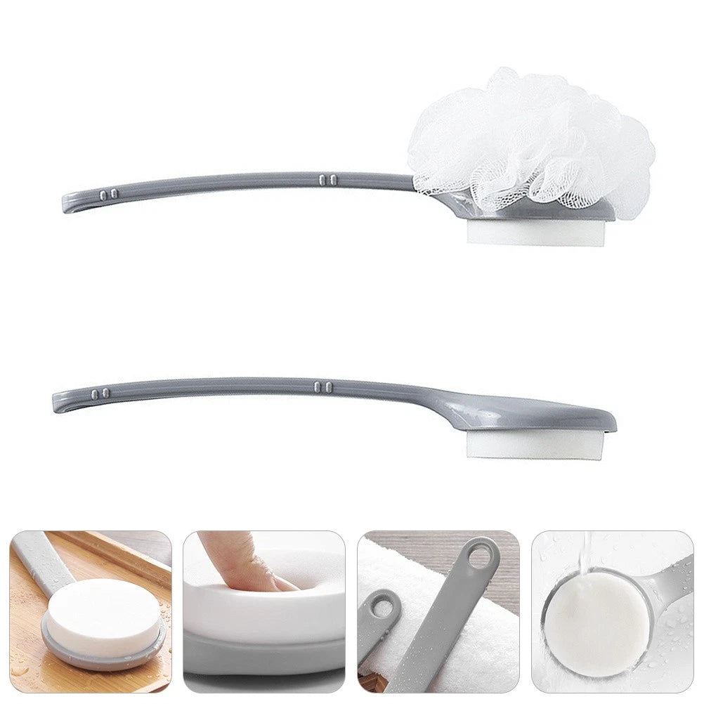 2 Pcs Bathing and Ball Baby Shower Massager Back Massaging Brush