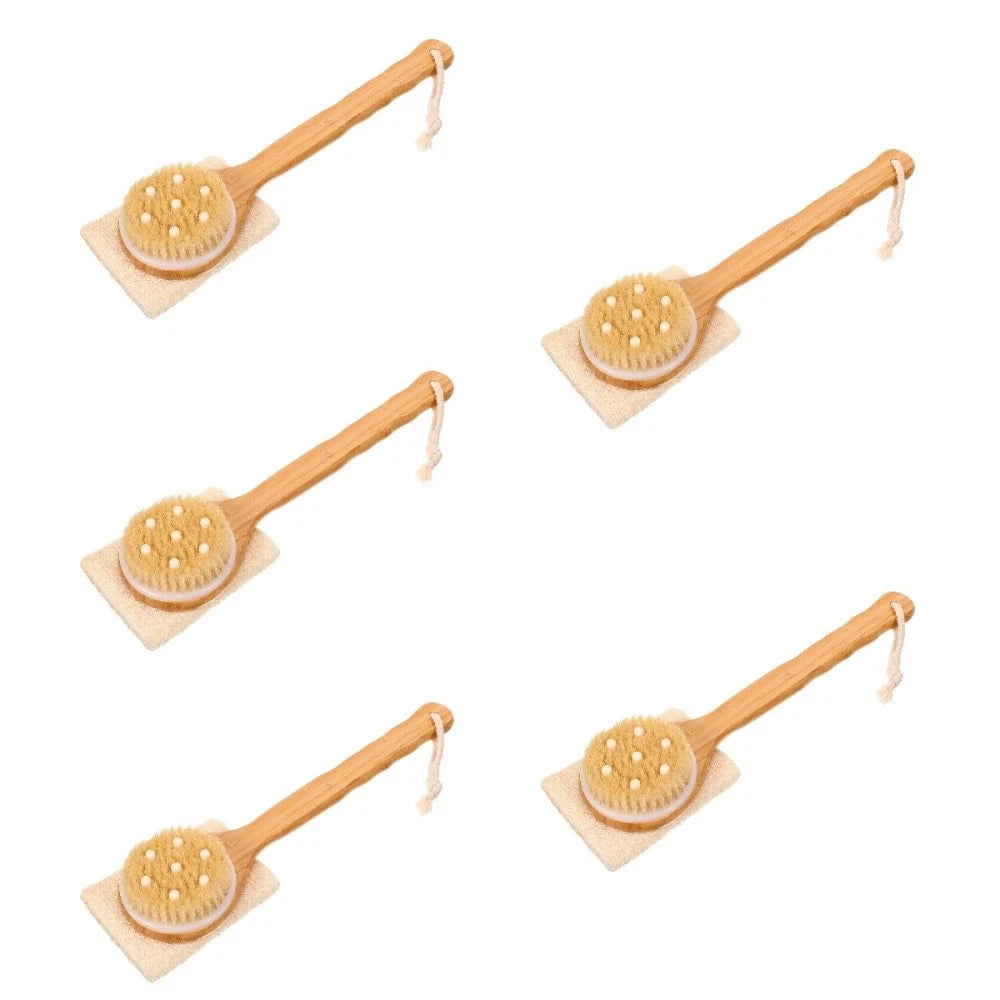 Home Use Handheld Bath Brush Comfortable Bath Scrubber Brush Skin Cleaner