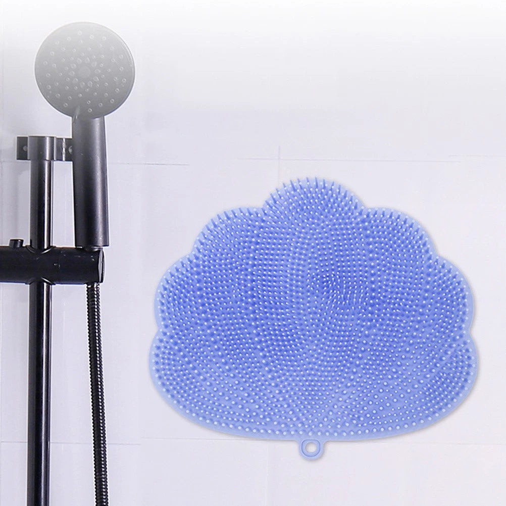 Silicone Bath Towel Man Back Brush Massage Practical Body Bathing Scrubber