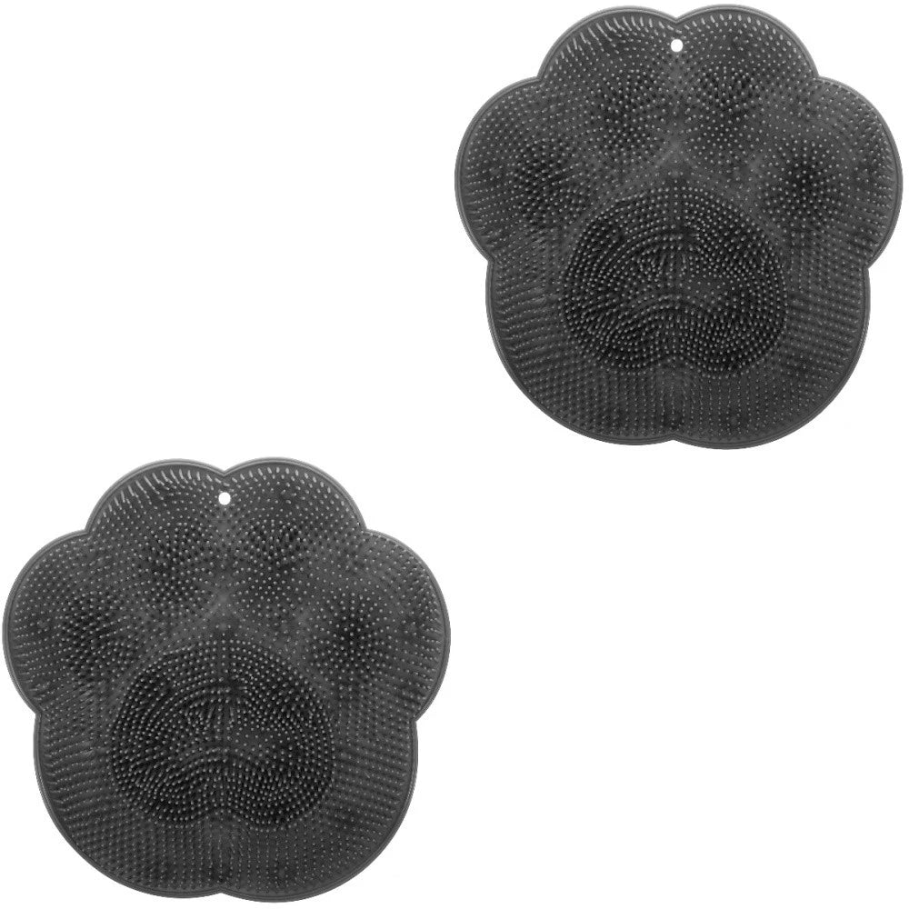 Bath Brush Foot Scrub Mat Back Scrubber Pad Bathroom Massage Cleaner