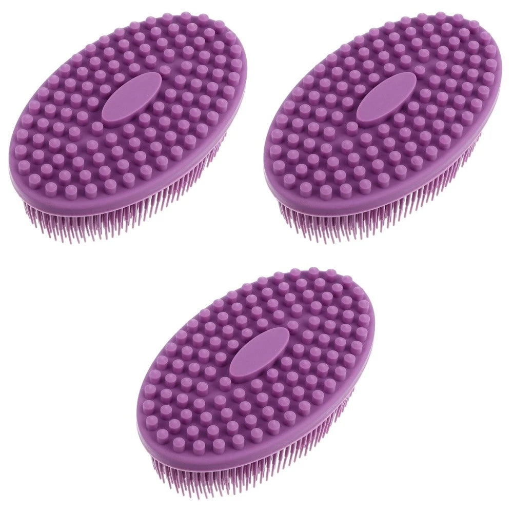 Infant Silicone Bath Massage Brush Rubbing Brush Children Silicone Loofah