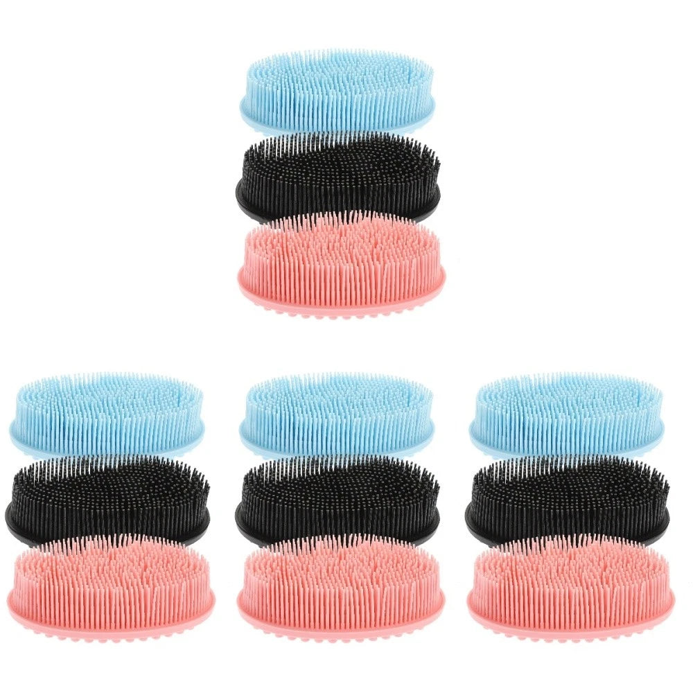 3 Pcs Shampoo Bath Brush Child Body Scrub Shower Scrubber for Men