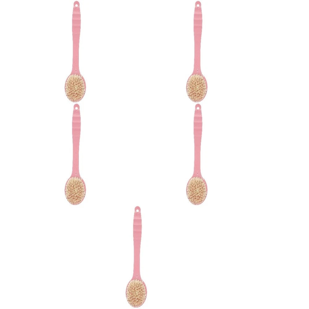 Soft Bristle Bath Brush Long Handle Back Scrubber 34 cm for Shower Bathing