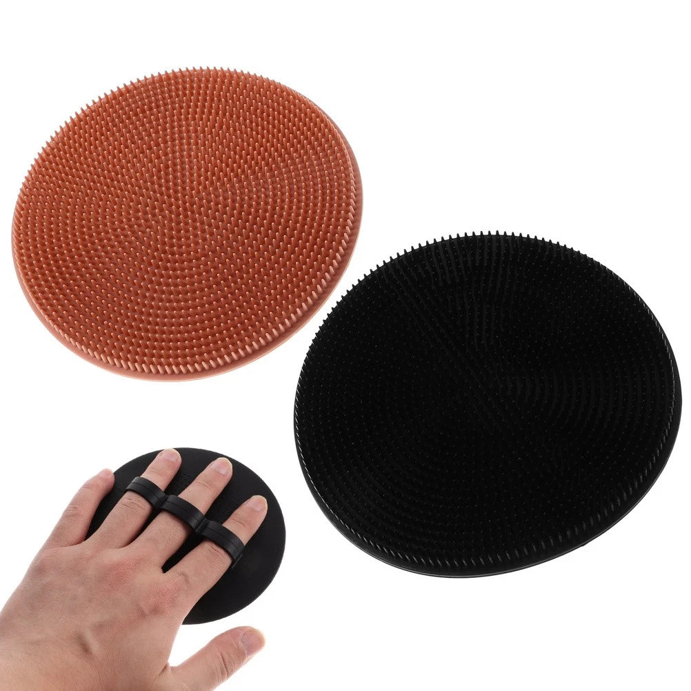 2 Pcs Bath Brush Travel Cleaning for Body Shampoo Scalp Massager