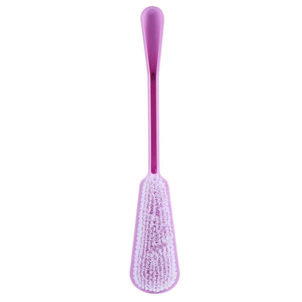 Soft Bristle Bath Brush Long Handle Back Scrubber 34 cm for Shower Bathing