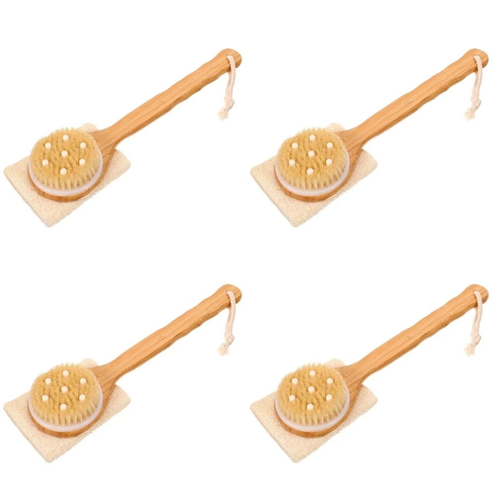 Home Use Handheld Bath Brush Comfortable Bath Scrubber Brush Skin Cleaner