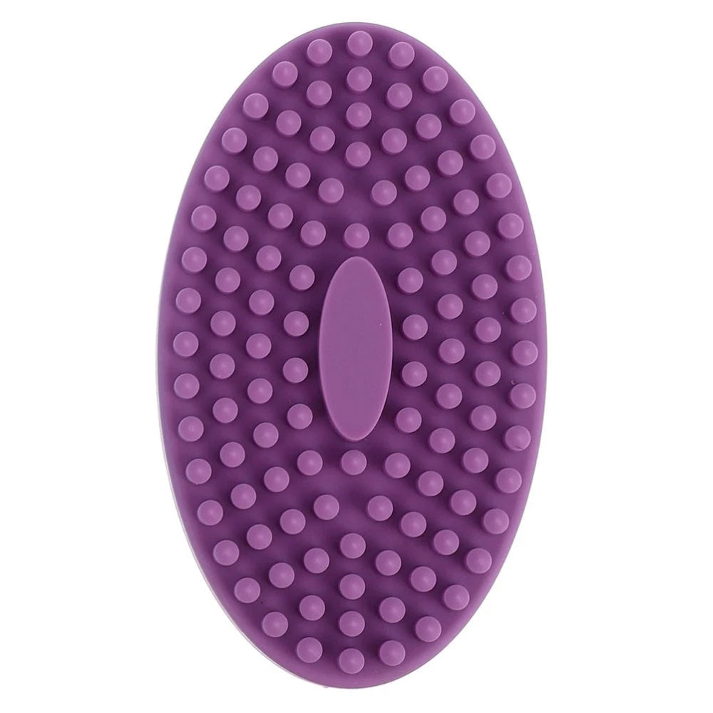 Infant Silicone Bath Massage Brush Rubbing Brush Children Silicone Loofah