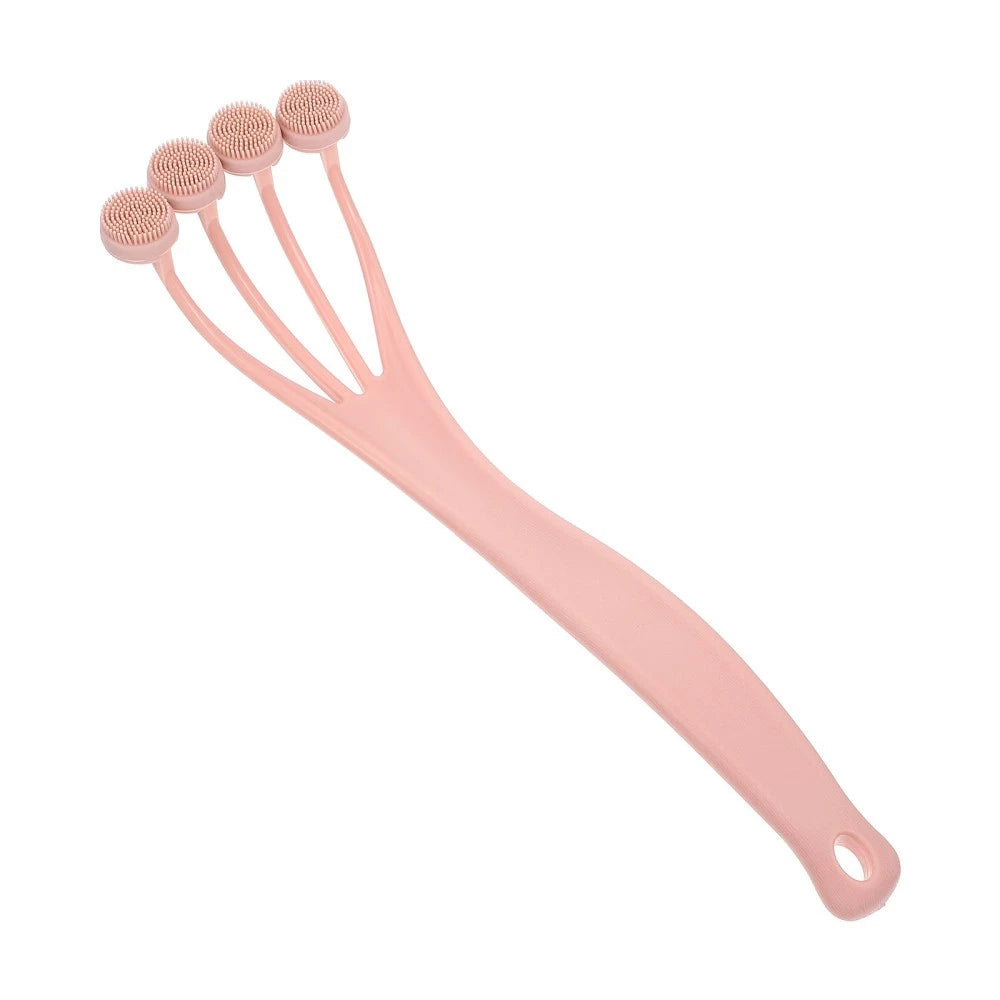 Exfoliating Bath Brush Back Scrubber Shower with Long Handle Body