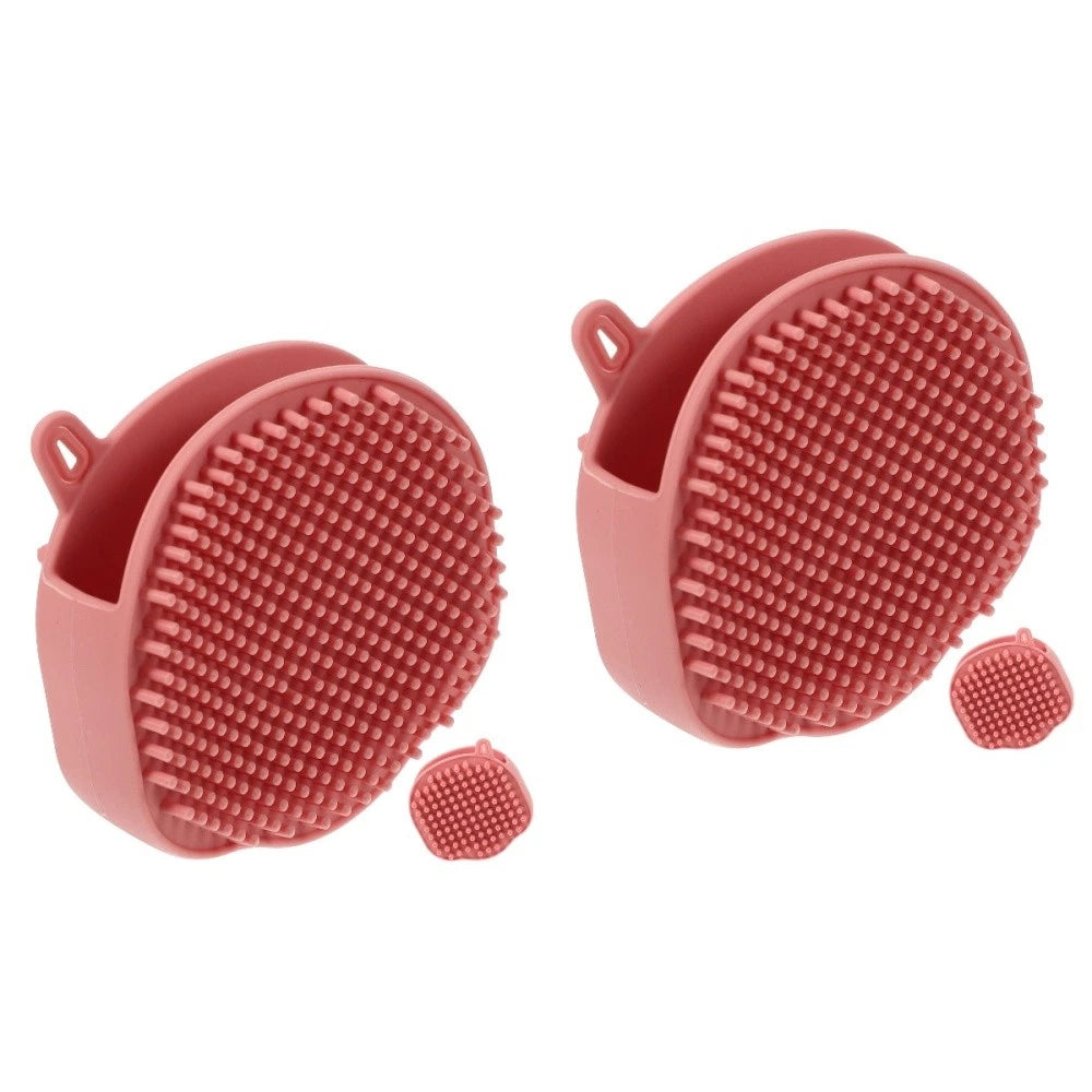 Bath Brush Baby Exfoliating Body Scrub Double-sided Silicone Cleaning