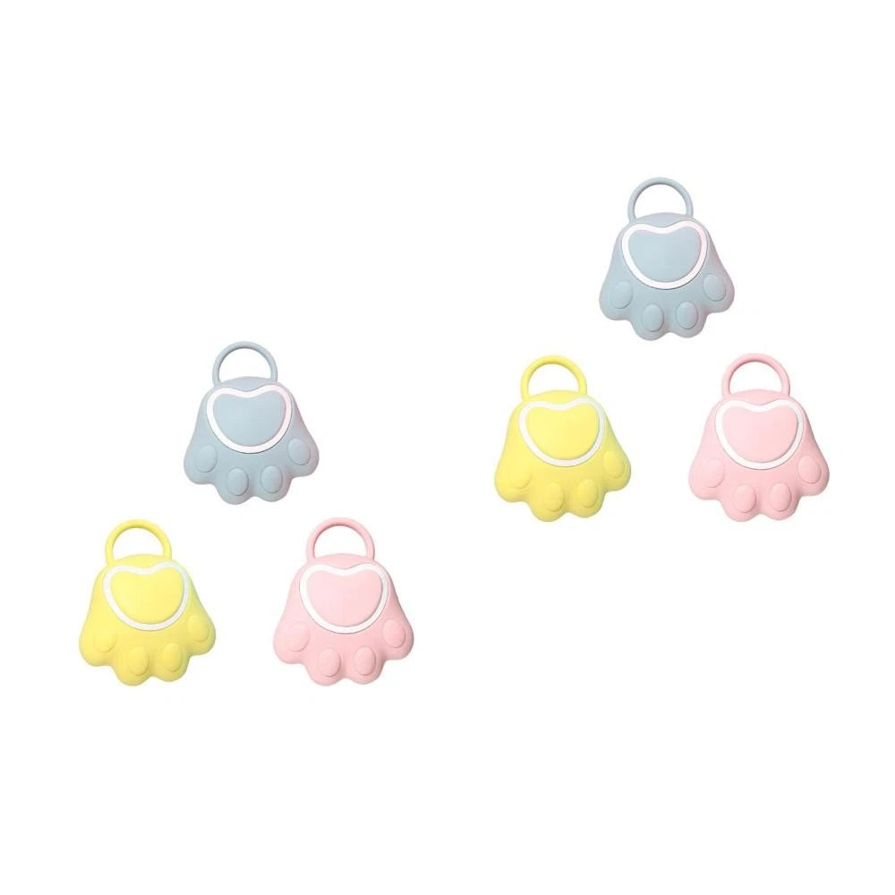 3 Pcs Silicone Bath Brush Toddler Baby Shower Scrubber Exfoliating