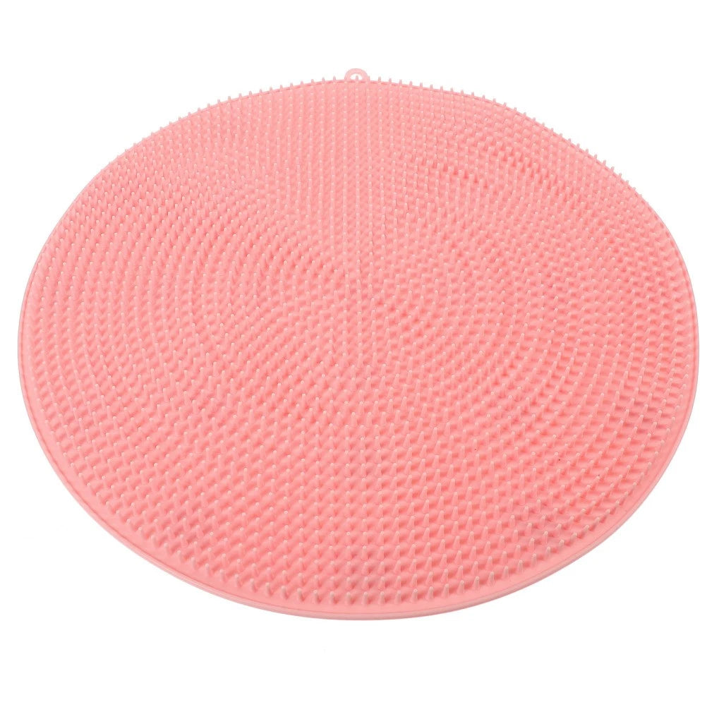 Silicone Foot Brush Bath Scrubber Shower Cleaner Massager Mat Feet