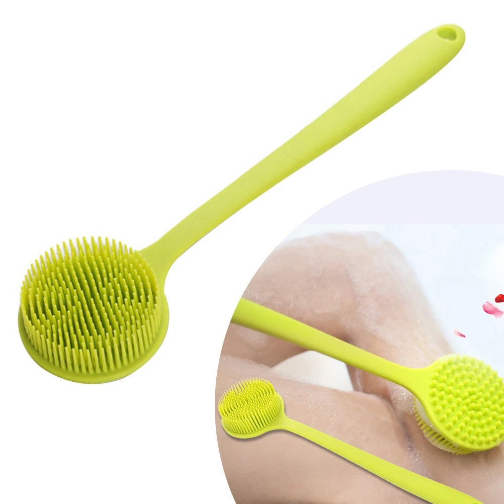 Bath Brush Man Body Scrubber Exfoliator Silicone Shower Back for